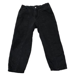 Madewell Wide Leg Jeans Pull-On Balloon Size Large Hobson Wash Paperbag Edition